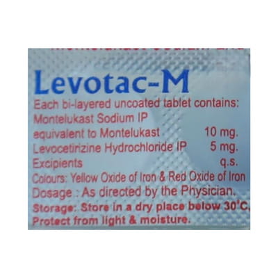 Levotac M Strip Of 10 Tablets