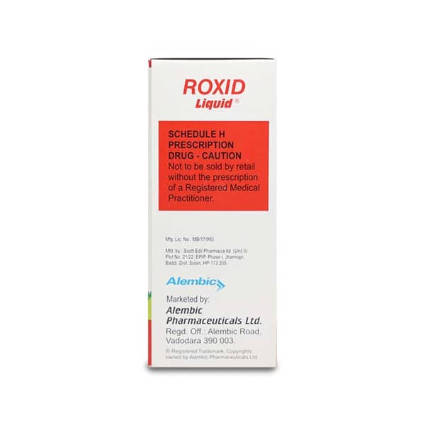 Roxid 50Mg Mint Flavour Bottle Of 60Ml Oral Liquid