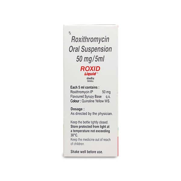 Roxid 50Mg Mint Flavour Bottle Of 60Ml Oral Liquid
