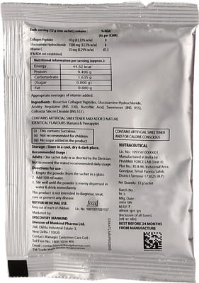 Orthoboon Banana Pineapple Flavour Sugar Free Sachet Of 12 Powder