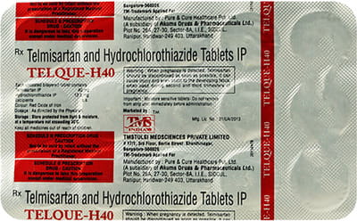 Telque H 40mg Strip Of 15 Tablets