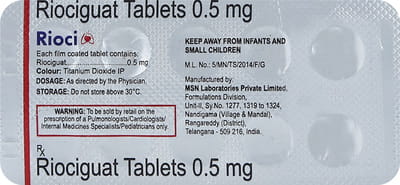 Rioci 0.5mg Strip Of 10 Tablets