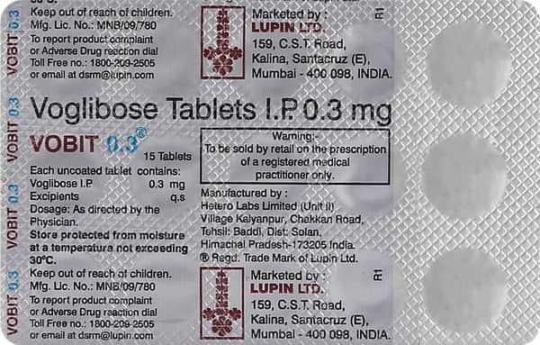 Vobit 0.3mg Strip Of 15 Tablets