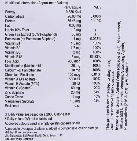 Vitency Strip Of 10 Capsules