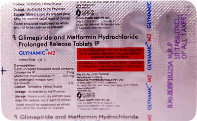 Glynamic M 2mg Strip Of 10 Tablets