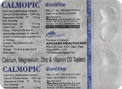Calmopic Strip Of 10 Tablets