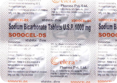 Sodocel Ds 1gm Strip Of 10 Tablets