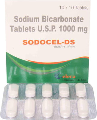 Sodocel Ds 1gm Strip Of 10 Tablets