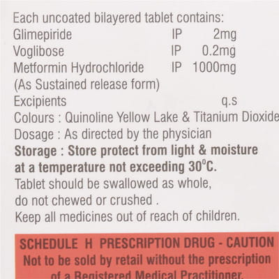 Vogloyd 3d 2.3mg Forte Strip Of 15 Tablets