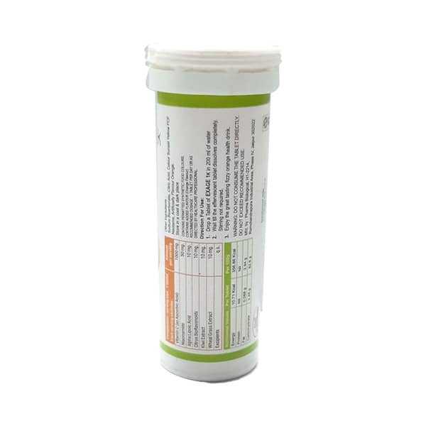 Exage 1K Sugar Free Bottle Of 10 Effervescent Tablets