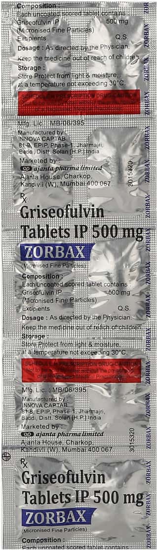 zorbax tablet