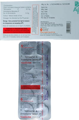 Teldawn Am 40mg Strip Of 10 Tablets