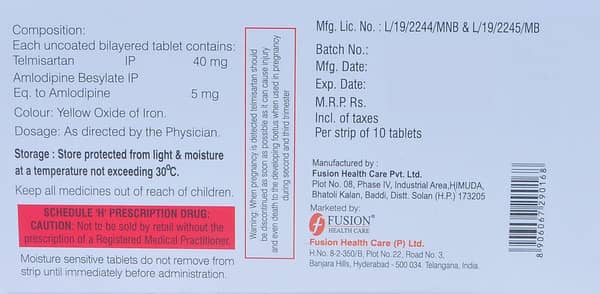 Teldawn Am 40Mg Strip Of 10 Tablets