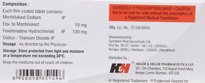 Hhfexo M 10/120mg Strip Of 10 Tablets