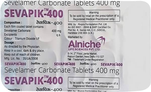 Sevapik 400mg Strip Of 10 Tablets