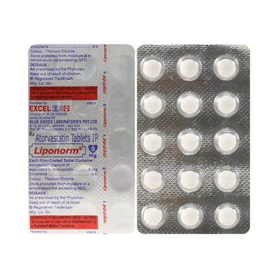 Liponorm 5mg Strip Of 15 Tablets