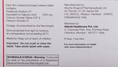 Valance Od 1gm Strip Of 15 Tablets