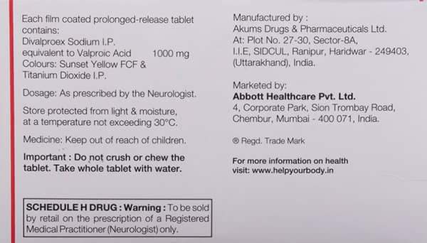 Valance Od 1gm Strip Of 15 Tablets