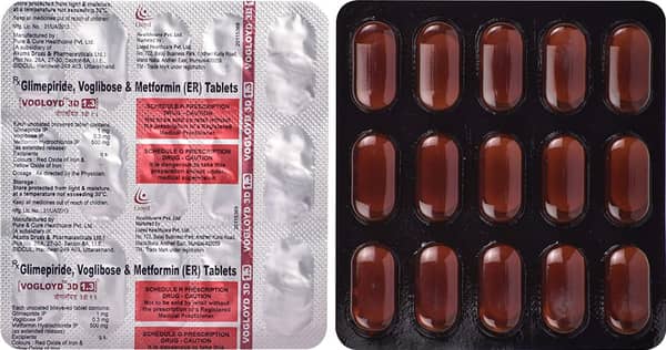 Vogloyd 3d 1.3mg Strip Of 15 Tablets