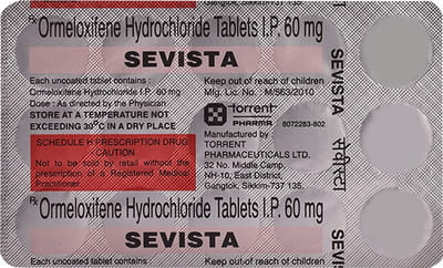 Sevista 60mg Strip Of 15 Tablets
