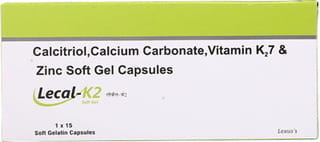 Lecal K2 Strip Of 15 Capsules