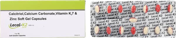 Lecal K2 Strip Of 15 Capsules