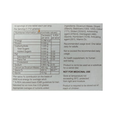 Dical D Strip Of 10 Tablets