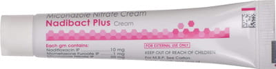 Nadibact Plus Tube Of 10gm Cream