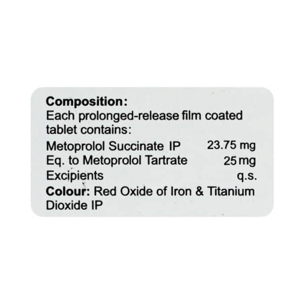 Metapol 25mg Xl Strip Of 10 Tablets