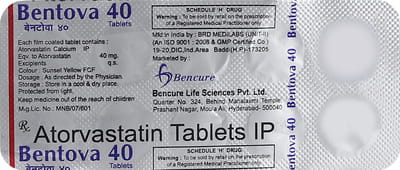 Bentova 40mg Strip Of 10 Tablets