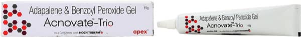 Acnovate Trio Tube Of 15gm Gel