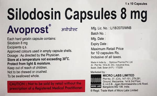 Avoprost 8mg Strip Of 10 Capsules