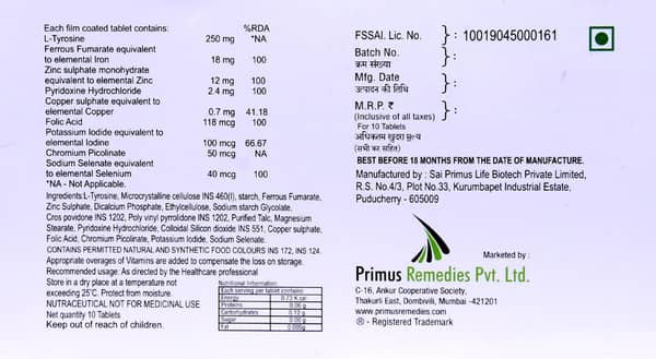 Thyrorich Plus Strip Of 10 Tablets