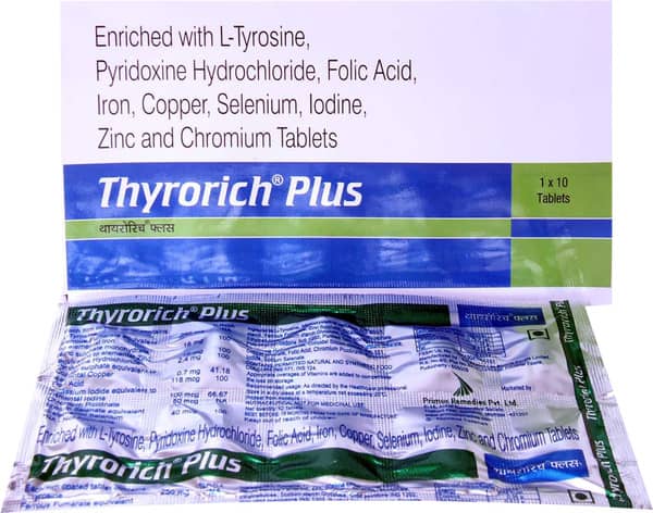 Thyrorich Plus Strip Of 10 Tablets