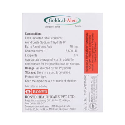 Goldcal Alen Strip Of 4 Tablets