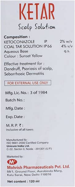 Ketar Bottle Of 120ml Skin Solution