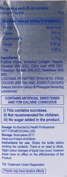 Collashot R Sugar Free Bottle Of 25Ml Oral Solution