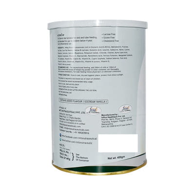 Mitspro Hp Icecream Vanilla Flavour With Protein Rich Formula Tin Of 400gm Powder