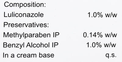 Lulipex 1% Tube Of 50gm Cream