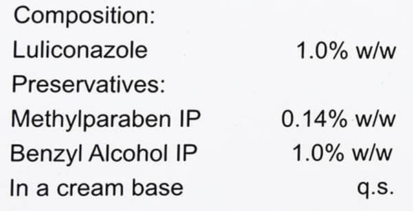 Lulipex 1% Tube Of 50gm Cream