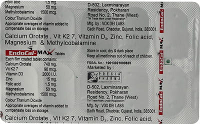 Endocal Max Strip Of 10 Tablets