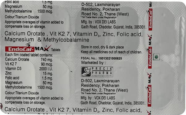 Endocal Max Strip Of 10 Tablets