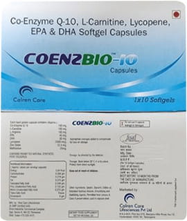 Coenzbio 10 Strip Of 10 Capsules