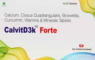 Calvitd3k Forte Strip Of 10 Tablets