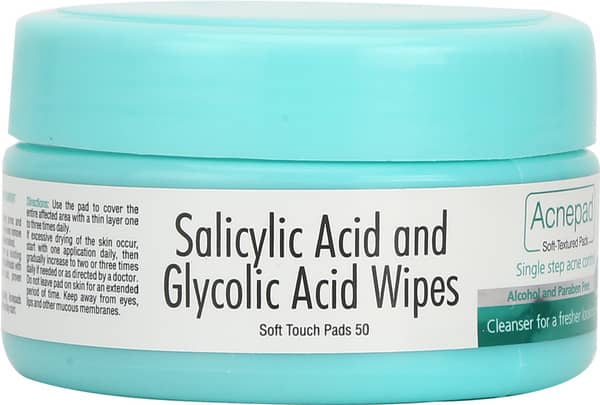 Acnepad Jar Of 50 Soft Textured Pads