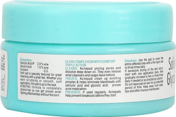 Acnepad Jar Of 50 Soft Textured Pads