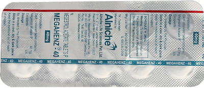 Megahenz 40mg Strip Of 10 Tablets