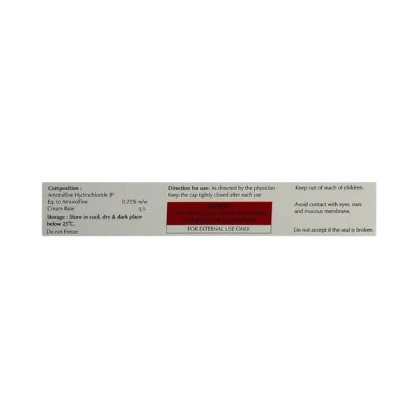 Amortive 0.25% Tube Of 10gm Cream
