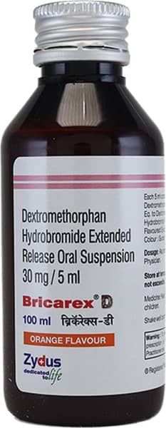 Bricarex D Orange Flavour Oral Suspension 100Ml