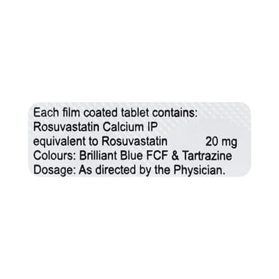 Rosuvotin 20mg Strip Of 10 Tablets